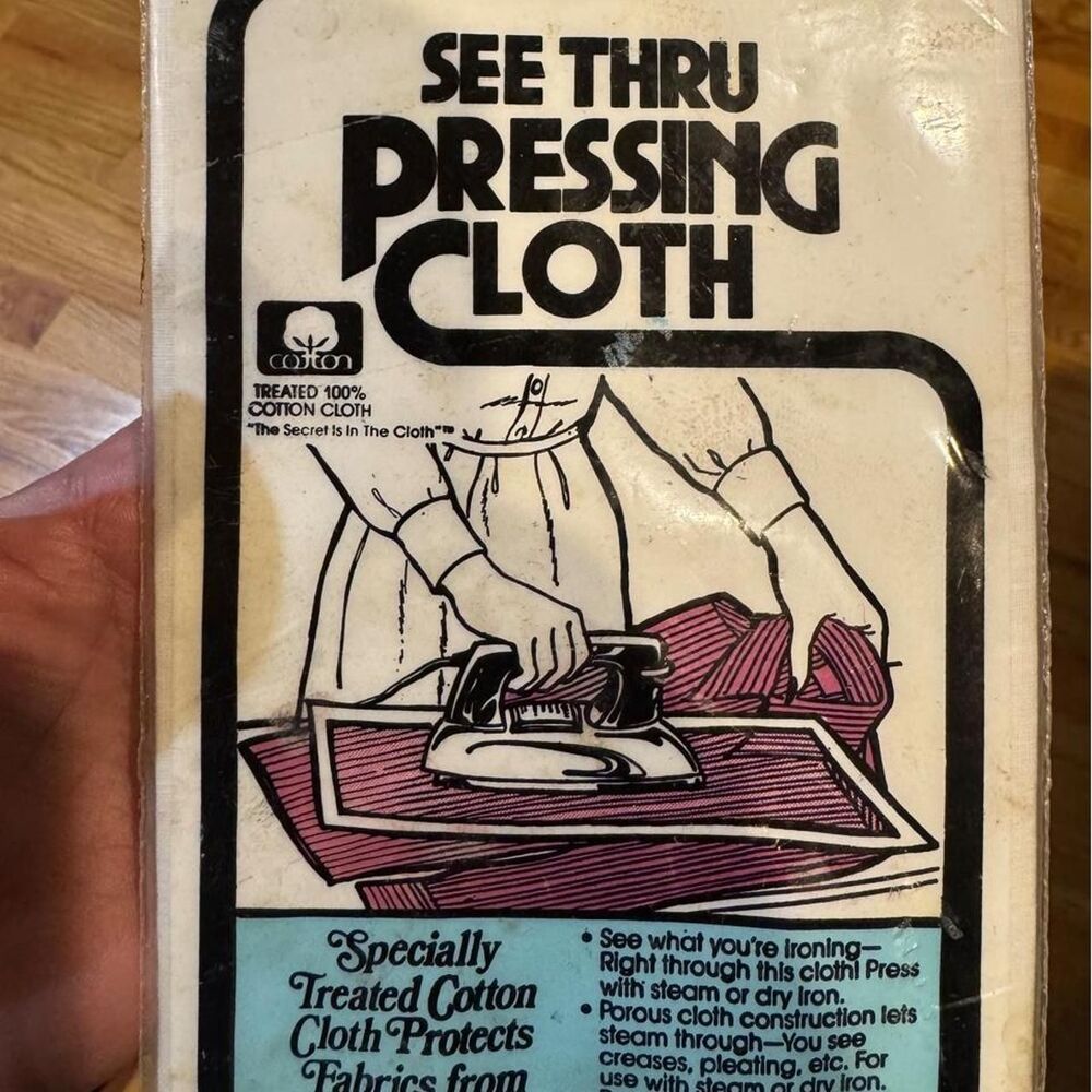 Vintage Cadie See Thru Pressing Cloth